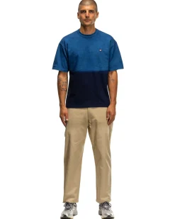 Human Made Indigo Dyed T-Shirt #1 Indigo>Men T-Shirts