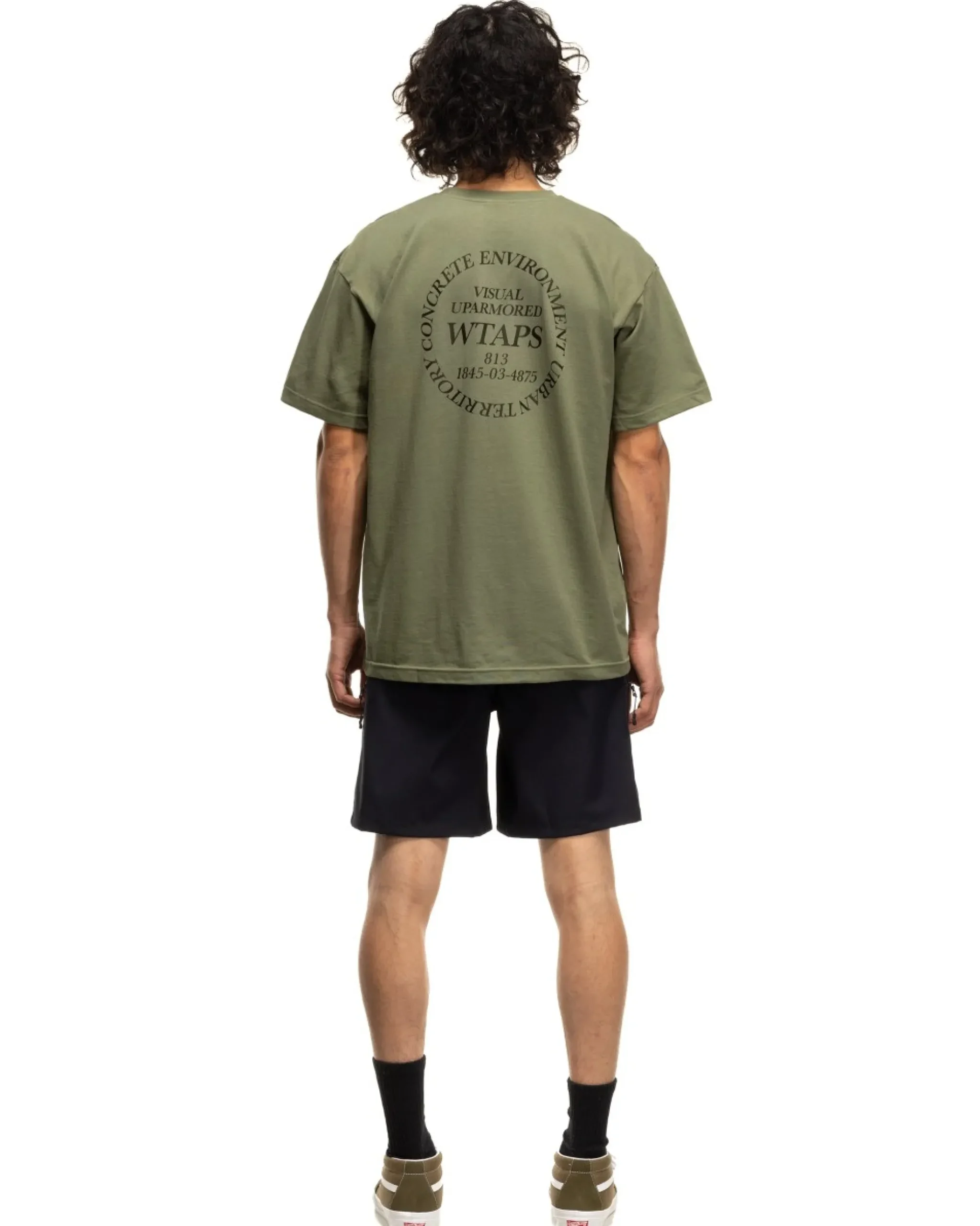 WTAPS Ingredients/Ss/Cotton Olive Drab>Men T-Shirts