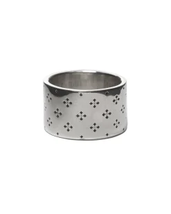 MAPLE Iron Cross Ring Silver 925>Men Accessories