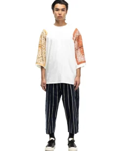 KAPITAL 18.5/Jersey Bandanna Huge-T(Botanical) Light Brown>Men T-Shirts