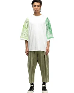 KAPITAL 18.5/Jersey Bandanna Huge-T(Botanical) Light Green>Men T-Shirts