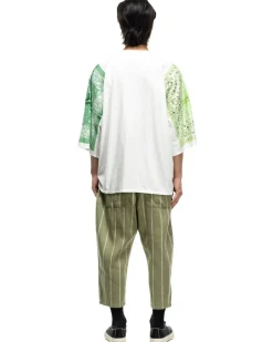 KAPITAL 18.5/Jersey Bandanna Huge-T(Botanical) Light Green><noscript><img width=