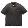 visvim Jumbo Weller S/S Dmgd Black>Men Shirts