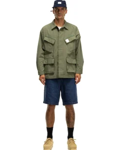 WTAPS Jungle 02/Ls/Nyco. Ripstop Olive Drab>Men Shirts