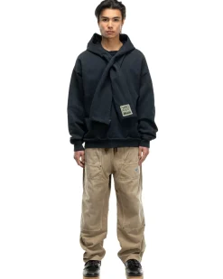 KAPITAL Katsuragi Cotton W-Knee Easy Pants Beige>Men Bottoms