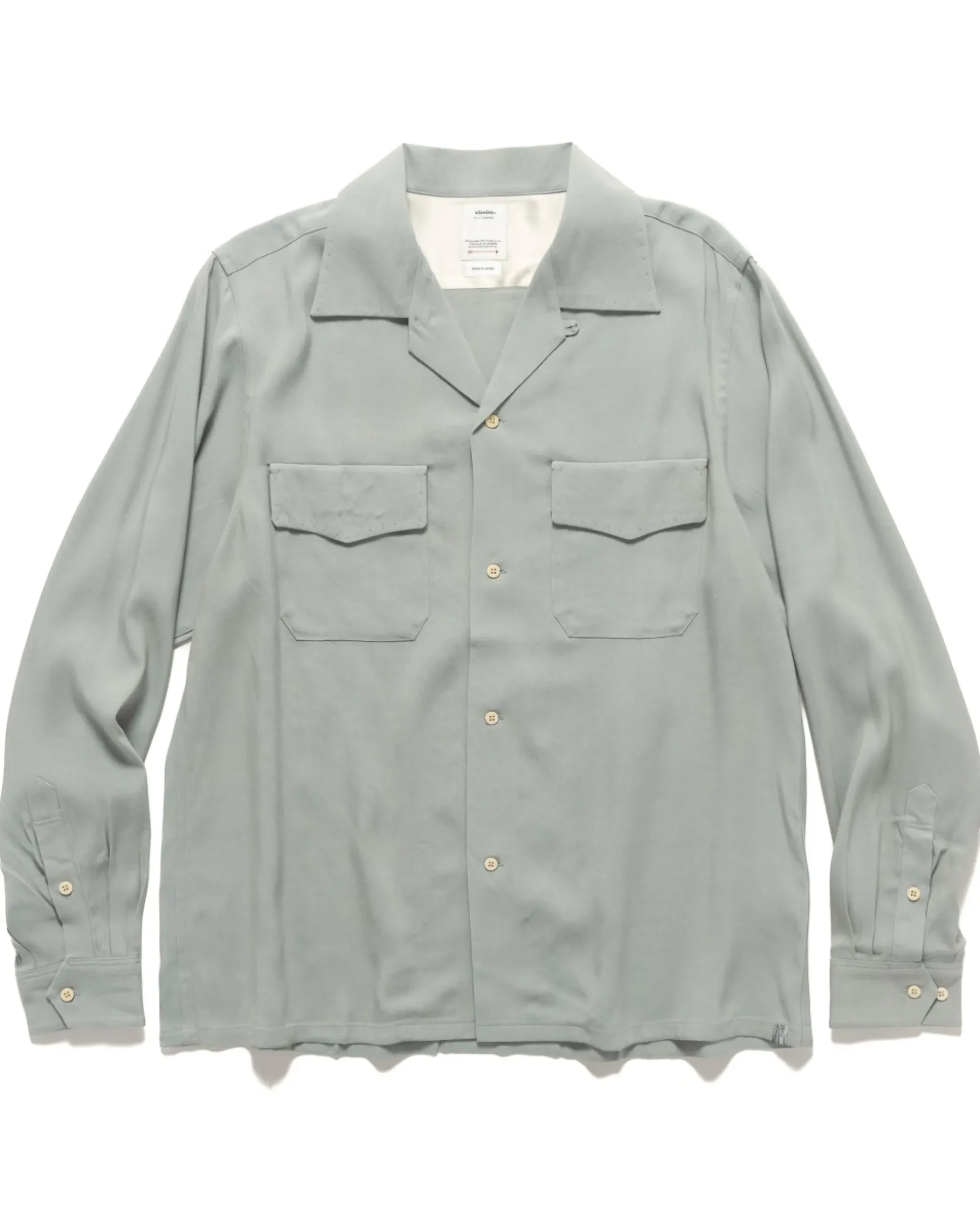 visvim Keesey Shirt L/S Grey>Men Shirts
