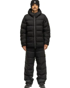 Stone Island Macro Ripstop Nylon Metal In Econyl Regenerated Nylon Down-Tc Pants Black>Men Bottoms