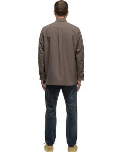 sacai Matte Taffeta L/S Shirt Taupe><noscript><img width=