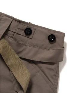 sacai Matte Taffeta Pants Taupe><noscript><img width=