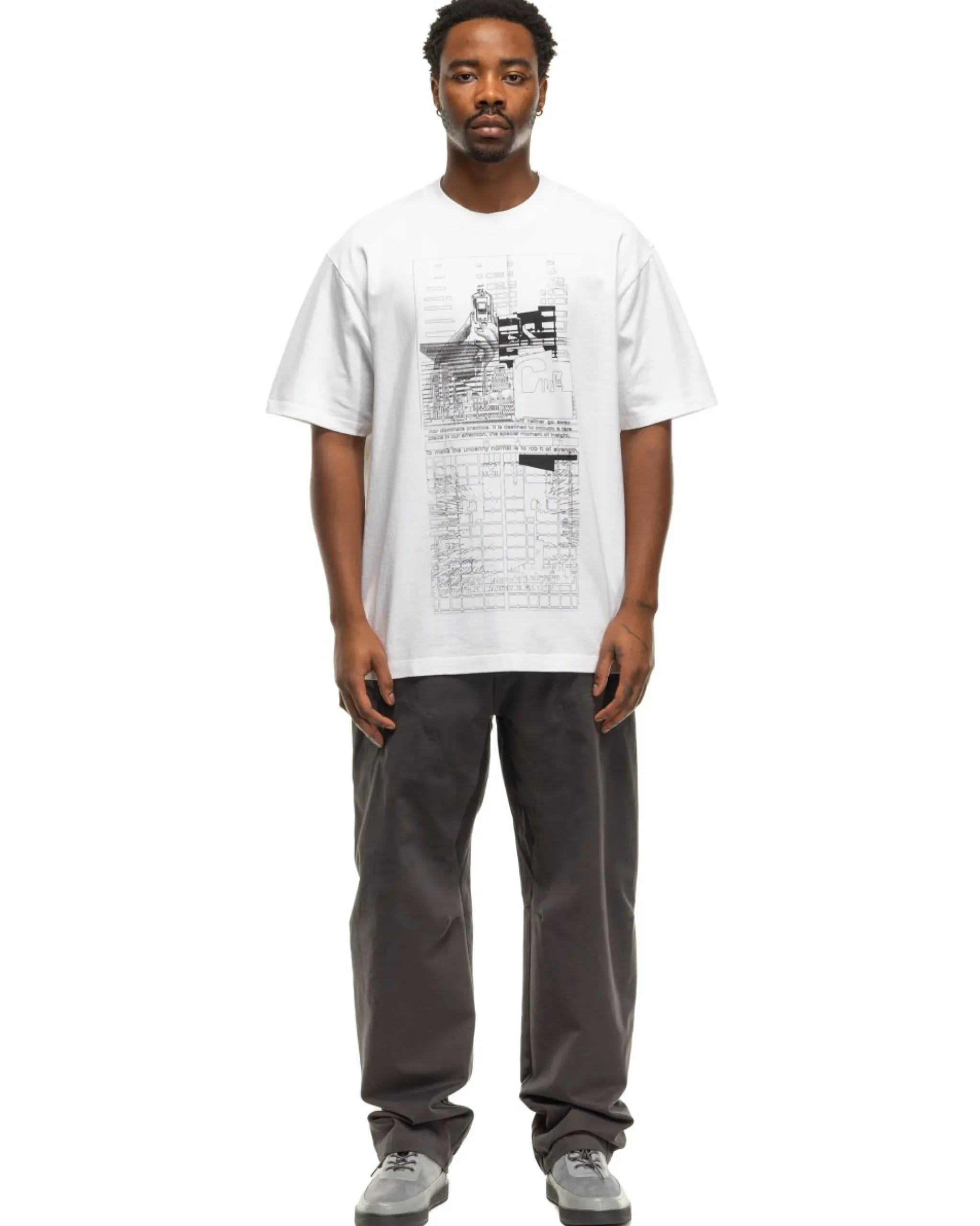 CAV EMPT Md Uncanny Normal T White>Men T-Shirts