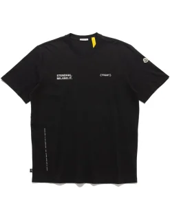 Moncler Genius 7 Moncler Ss T-Shirt Black>Men T-Shirts