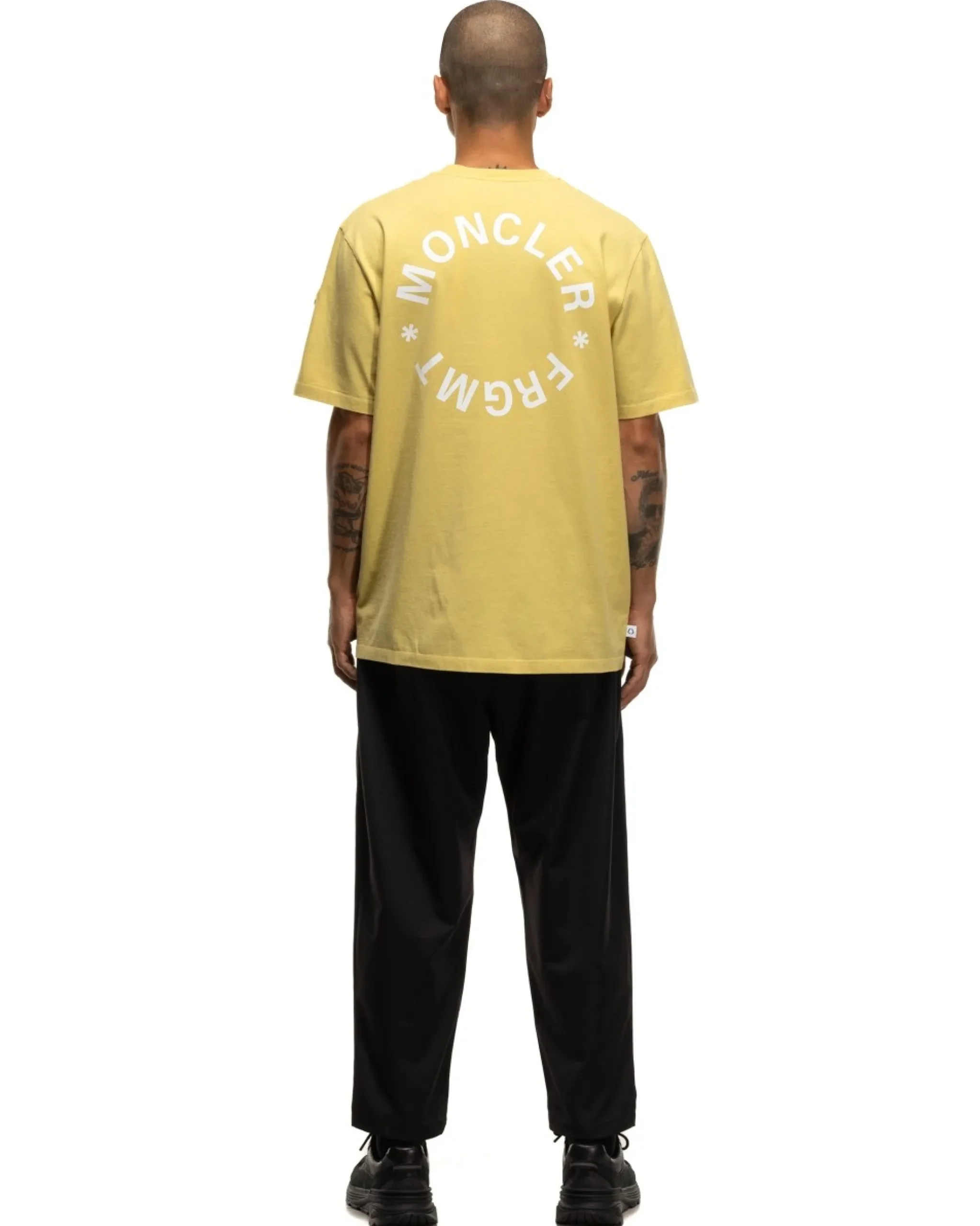 Moncler Genius 7 Moncler Ss T-Shirt Yellow>Men T-Shirts