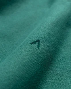 ATON Natural Dyed Urake Oversized Sweat Shirt Green><noscript><img width=