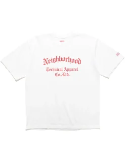 Neighborhood Nh 231 Spot . Tee Ss-3 White X Red>Men T-Shirts