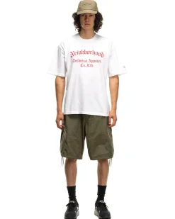 Neighborhood Nh 231 Spot . Tee Ss-3 White X Red>Men T-Shirts