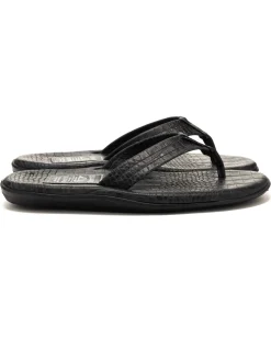 Neighborhood Nh X Island Slipper . Leather Sandal Black>Men Footwear