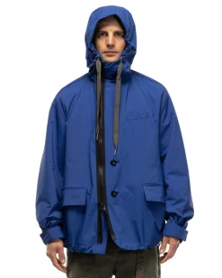 sacai Nylon Bonding Hooded Jacket Blue><noscript><img width=