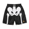 KAPITAL Nylon Bone Swim Trunks Black>Men Shorts