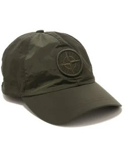 Stone Island Nylon Metal In Econyl Regenerated Nylon Cap Olive>Men Headwear