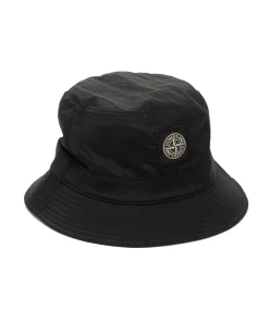 Stone Island Nylon Metal In Econyl Regenerated Nylon Hat Black>Men Headwear