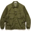 Stone Island Nylon Metal In Econyl Regenerated Nylon Jacket Olive>Men Outerwear