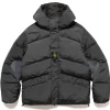 Stone Island Nylon Metal In Econyl Regenerated Nylon Down_Reversible Jacket Lead Grey>Men Outerwear