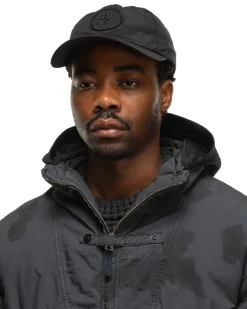 Stone Island Nylon Metal In Econyl Regenerated Nylon Cap Black>Men Headwear