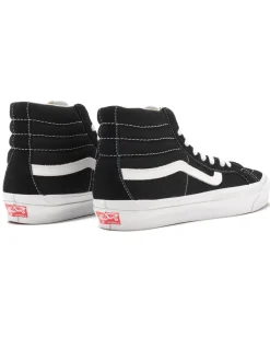Vans Vault Og Sk8-Hi Lx(Suede/Canvas) Black/True White><noscript><img width=