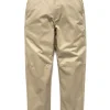 HAVEN Opus Pants-Giza Cotton Twill Khaki>Men Bottoms