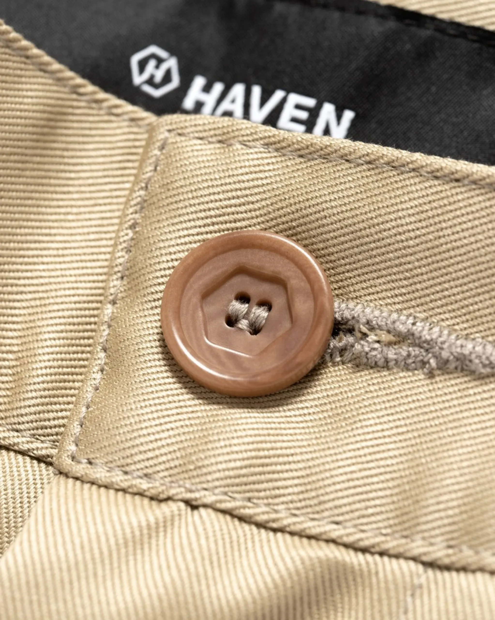 HAVEN Opus Pants-Giza Cotton Twill Khaki>Men Bottoms