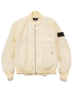 Stone Island Shadow Project Organza-Tc. Bomber Jacket Butter>Men Outerwear