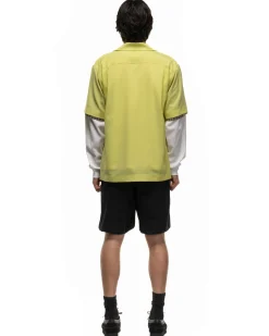 sacai Overdyed Shorts Dark Navy><noscript><img width=