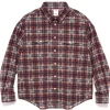 visvim Pioneer Khadi Check L/S Red>Men Shirts