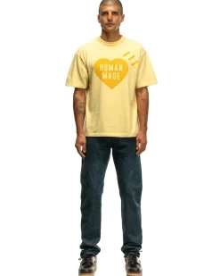 Human Made Plant Dyed T-Shirt #2 Yellow>Men T-Shirts