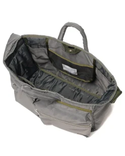 sacai Porter/Delivery Pocket Bag Grey X Khaki><noscript><img width=