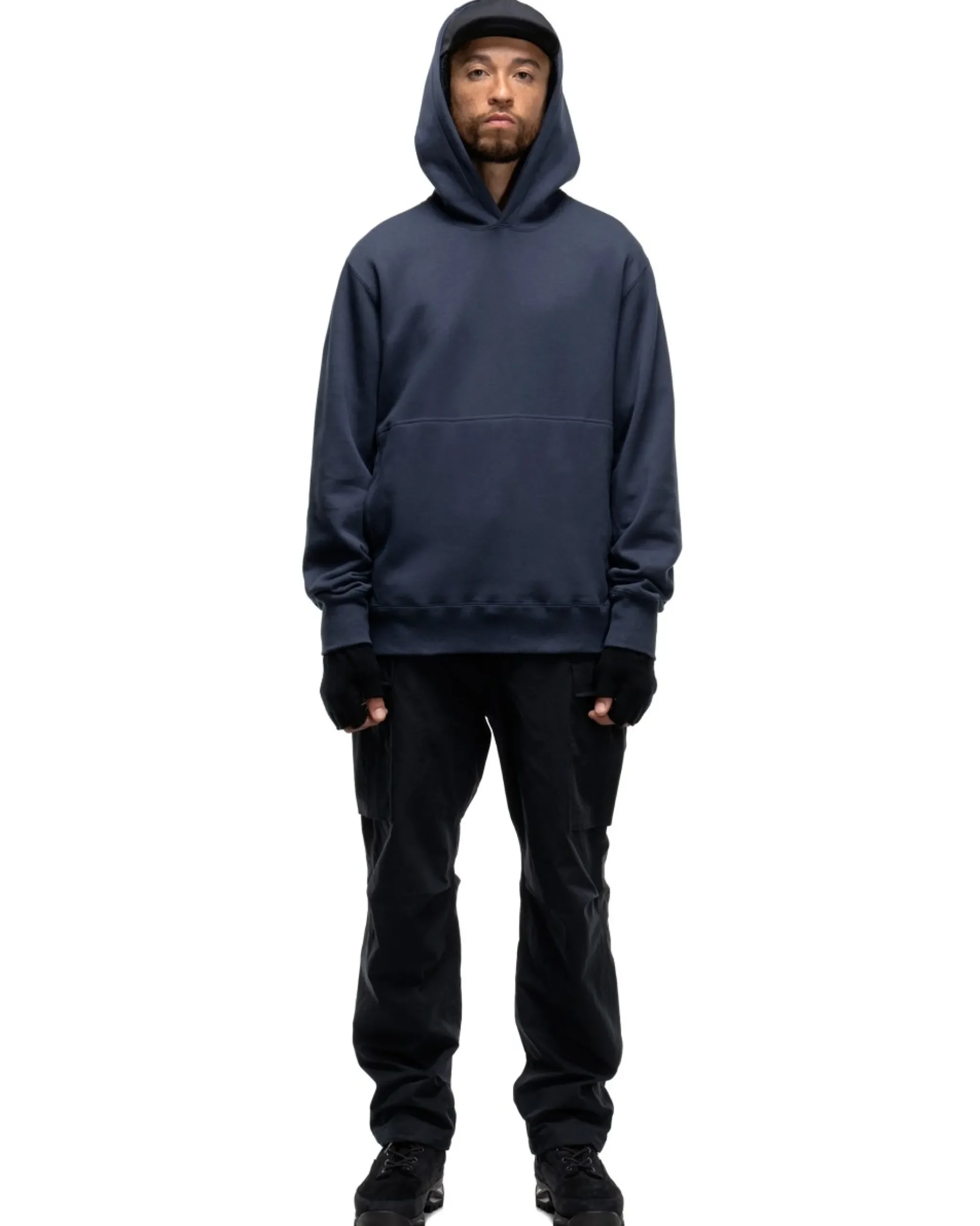 HAVEN Prime Pullover Hoodie-Suvin Cotton Terry Navy>Men Sweaters