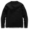 HAVEN Prime Standard Fit T-Shirt L/S-Suvin Cotton Jersey Black>Men T-Shirts