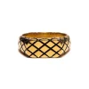 MAPLE Quilted Signet Ring Slim 14K Gold Plated>Men Accessories