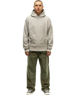 Engineered Garments Raglan Hoodie Cp Heavy Fleece H.Grey>Men Sweaters