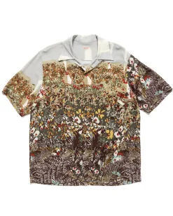 KAPITAL Rayon Nabajo Land Aloha Shirt Light Grey>Men Shirts