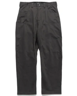 HAVEN Rig Pants-Duca Visconti Emerized Cotton Twill Charcoal>Men Bottoms