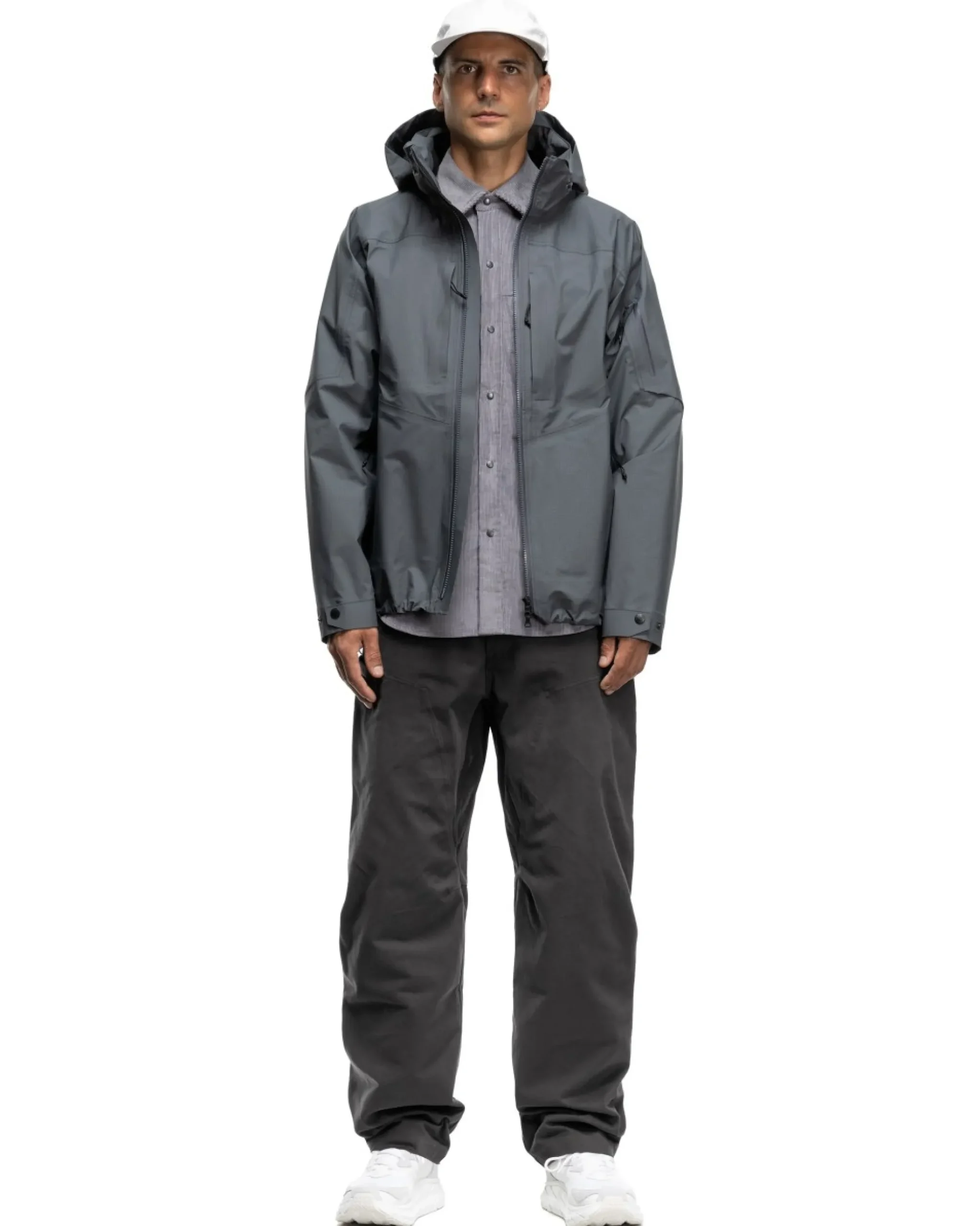 HAVEN Rig Pants-Duca Visconti Emerized Cotton Twill Charcoal>Men Bottoms