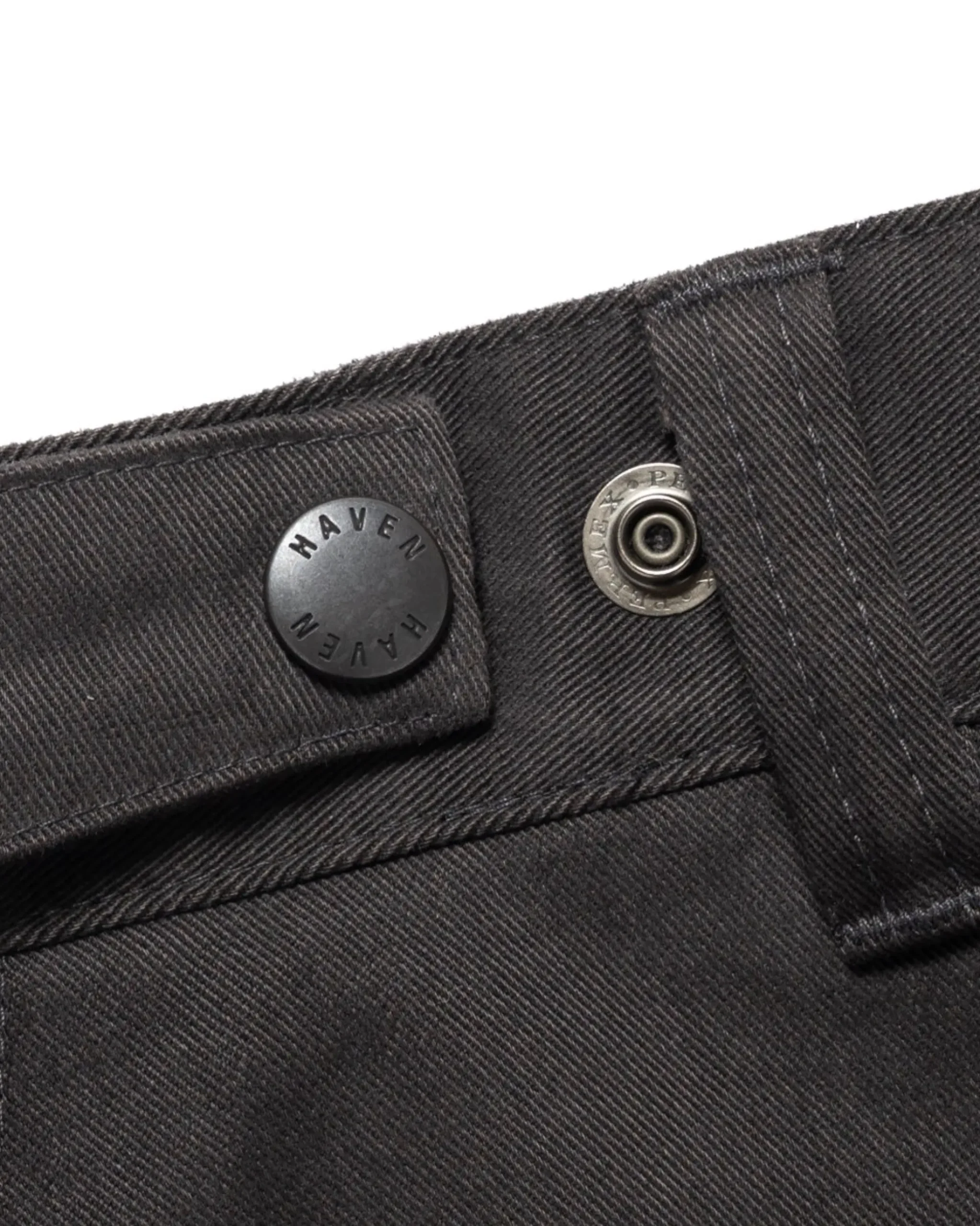 HAVEN Rig Pants-Duca Visconti Emerized Cotton Twill Charcoal>Men Bottoms