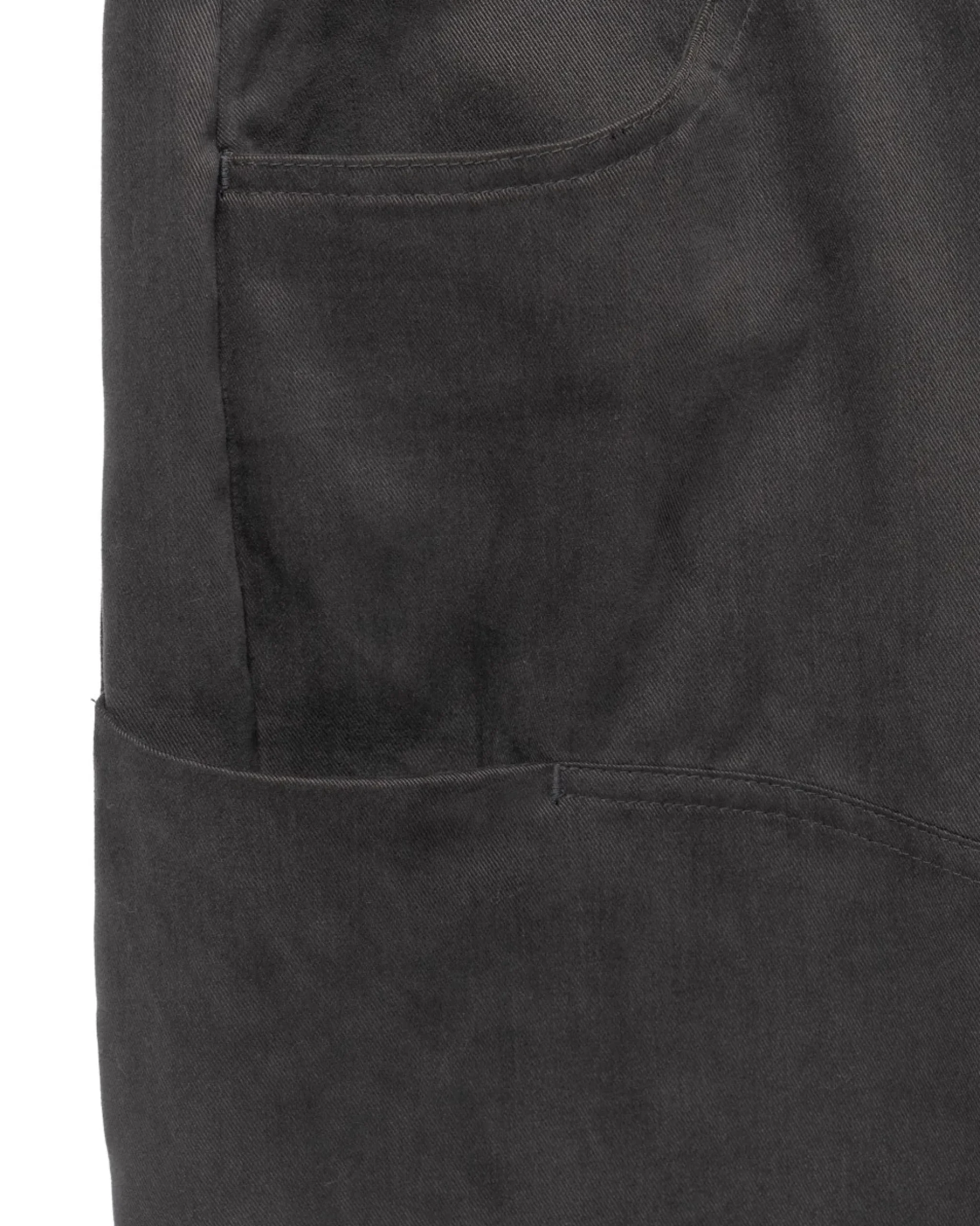 HAVEN Rig Pants-Duca Visconti Emerized Cotton Twill Charcoal>Men Bottoms