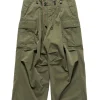 KAPITAL Rip Stop Jumbo Cargo Pants Khaki>Men Bottoms