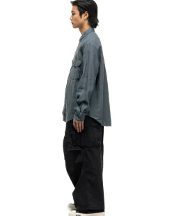 KAPITAL Rip Stop Jumbo Cargo Pants Black><noscript><img width=