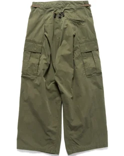 KAPITAL Rip Stop Jumbo Cargo Pants Khaki><noscript><img width=