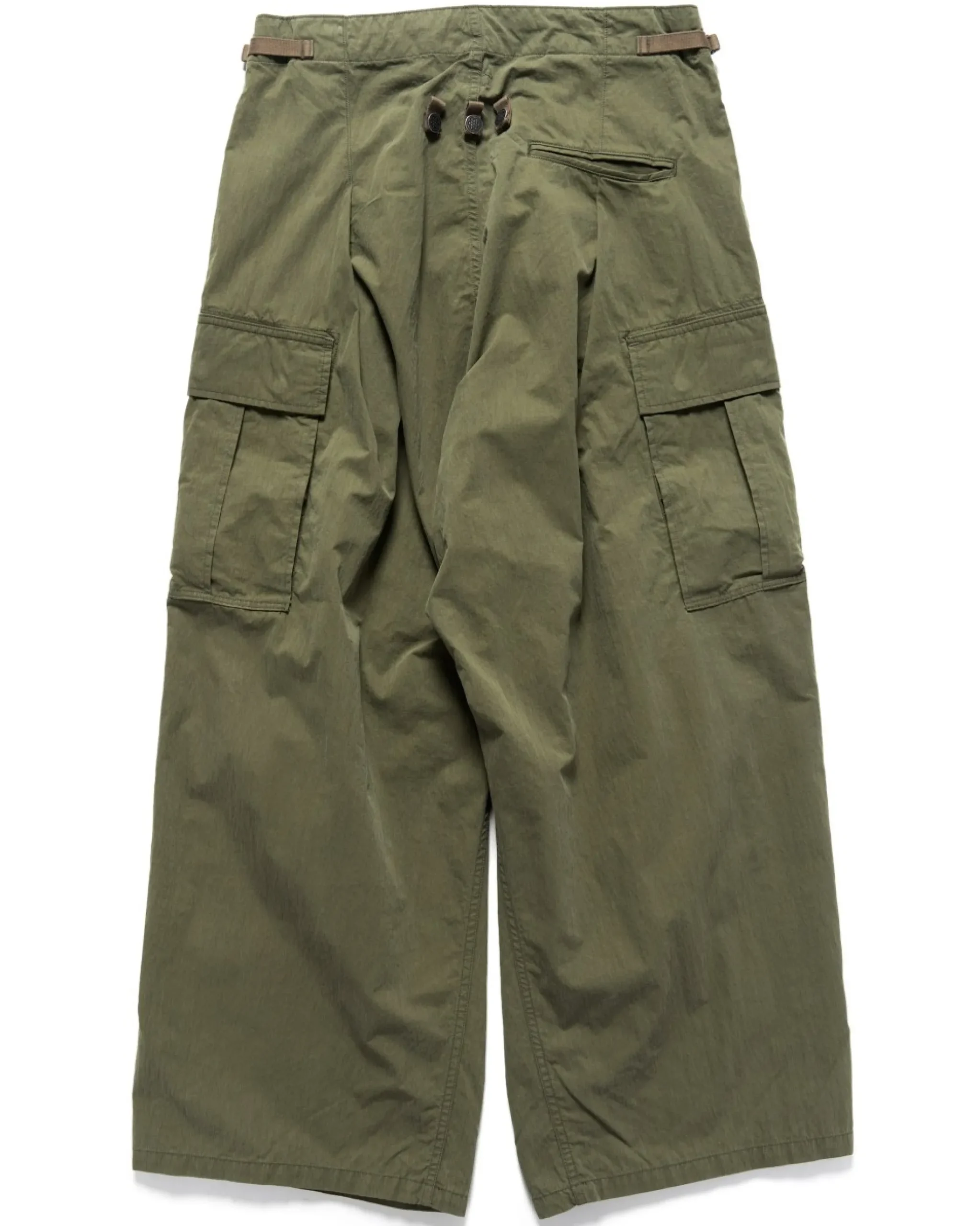 KAPITAL Rip Stop Jumbo Cargo Pants Khaki>Men Bottoms