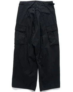 KAPITAL Rip Stop Jumbo Cargo Pants Black><noscript><img width=