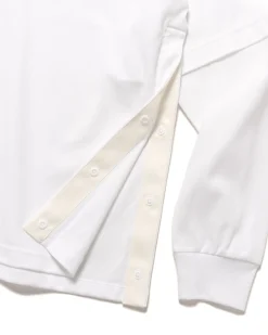 sacai S Cotton Jersey L/S T-Shirt White><noscript><img width=